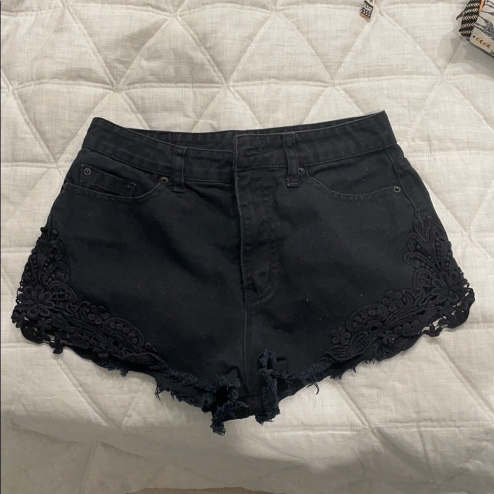Urban Outfitters Black (Short) Shorts